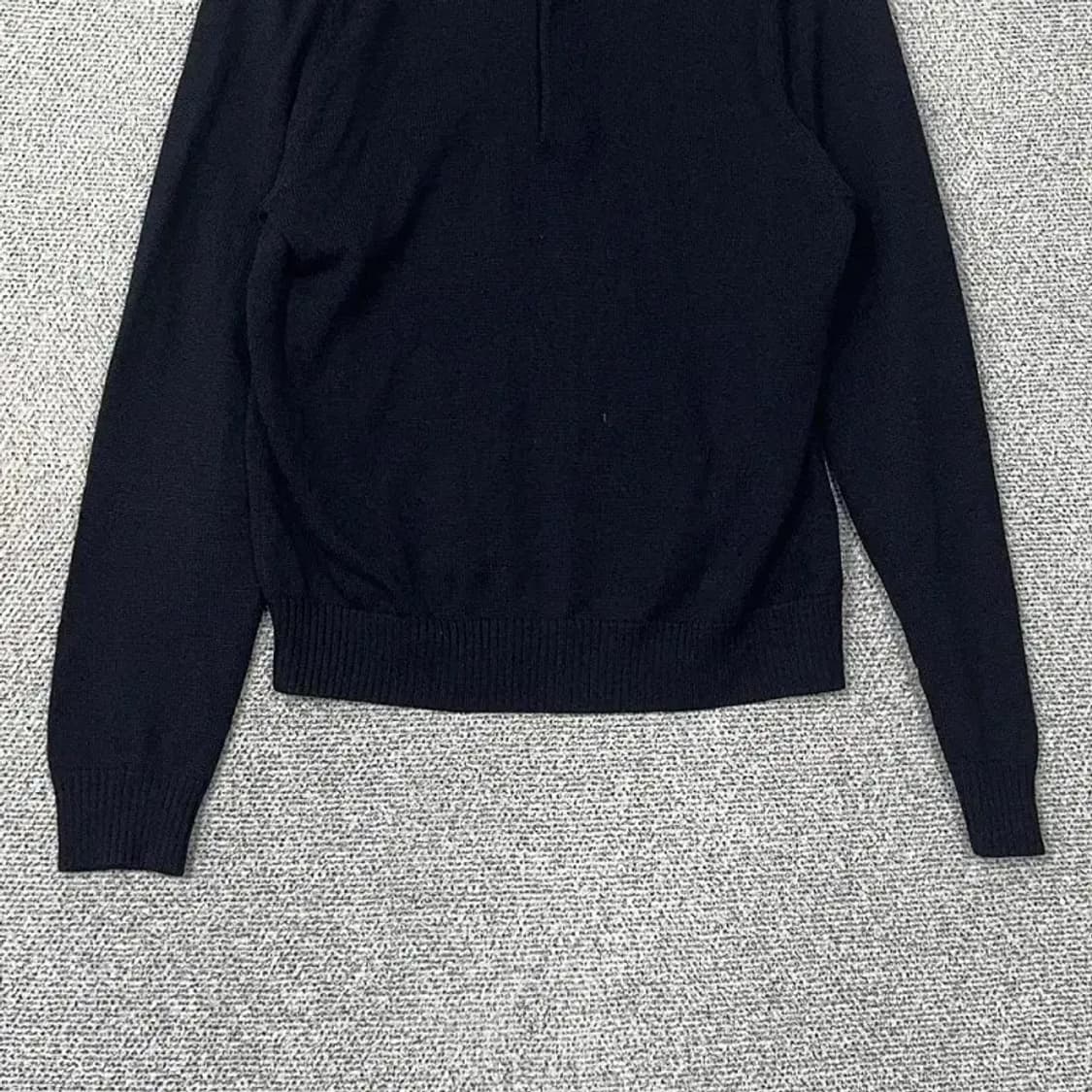 브룩스브라더스 메리노울 반집업 네이비 니트 S 상품이미지4