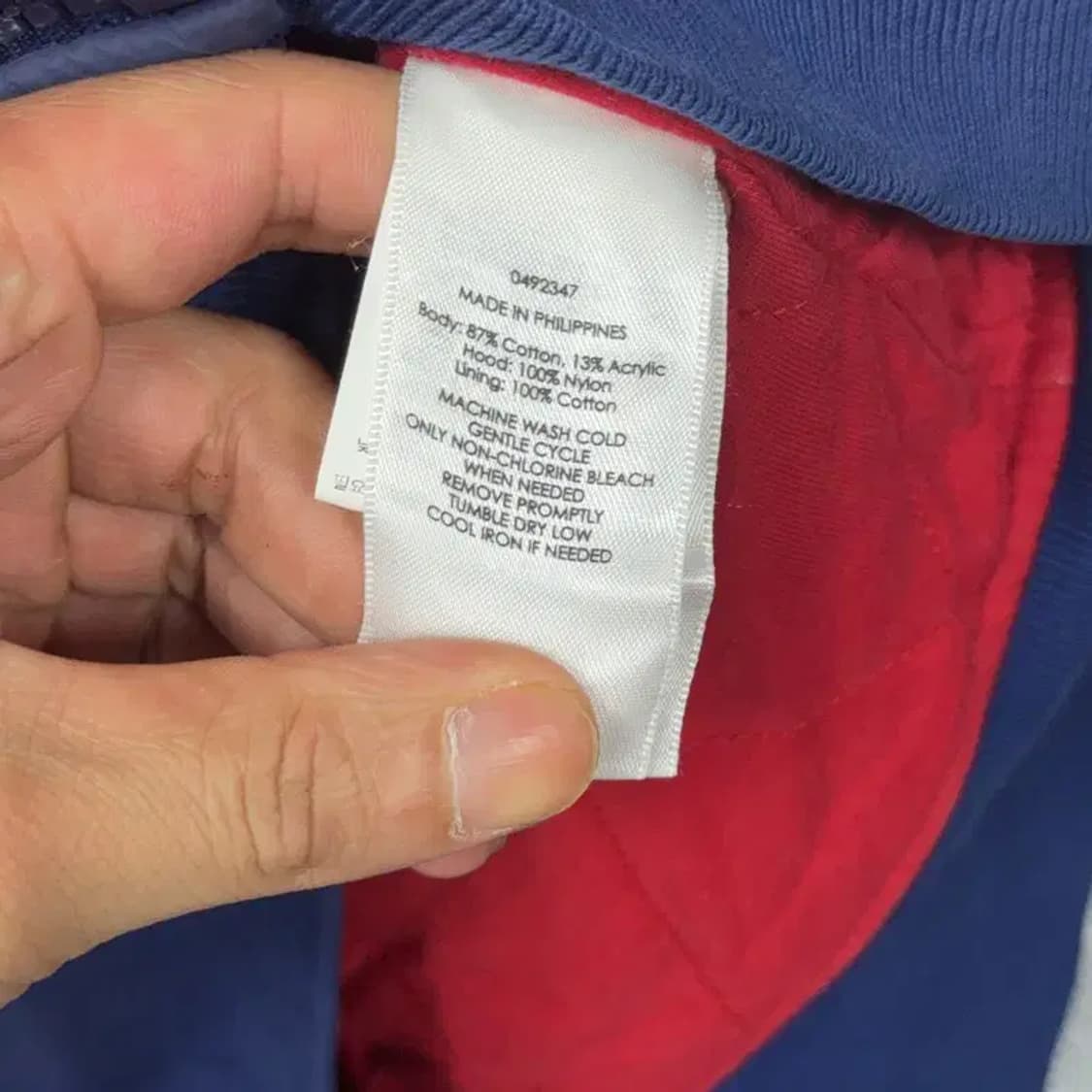 폴로 빈티지 멀티컬러 후드 집업 자켓 S 상품이미지7