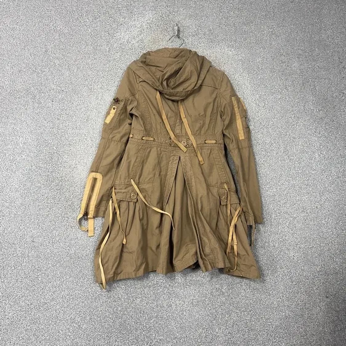 빈티지 유틸리티 카키 코트 S 상품이미지2