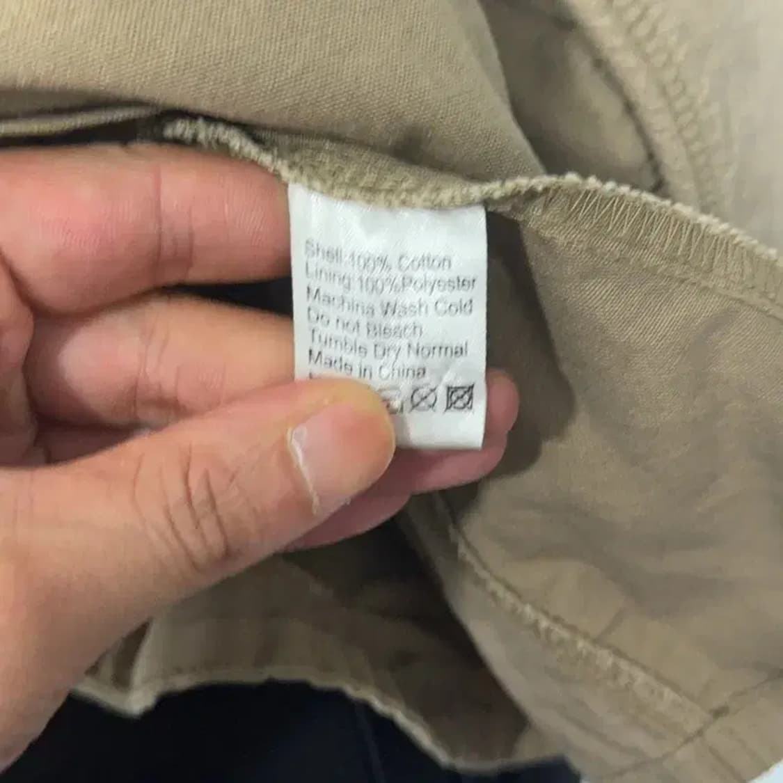 빈티지 유틸리티 카키 코트 S 상품이미지6