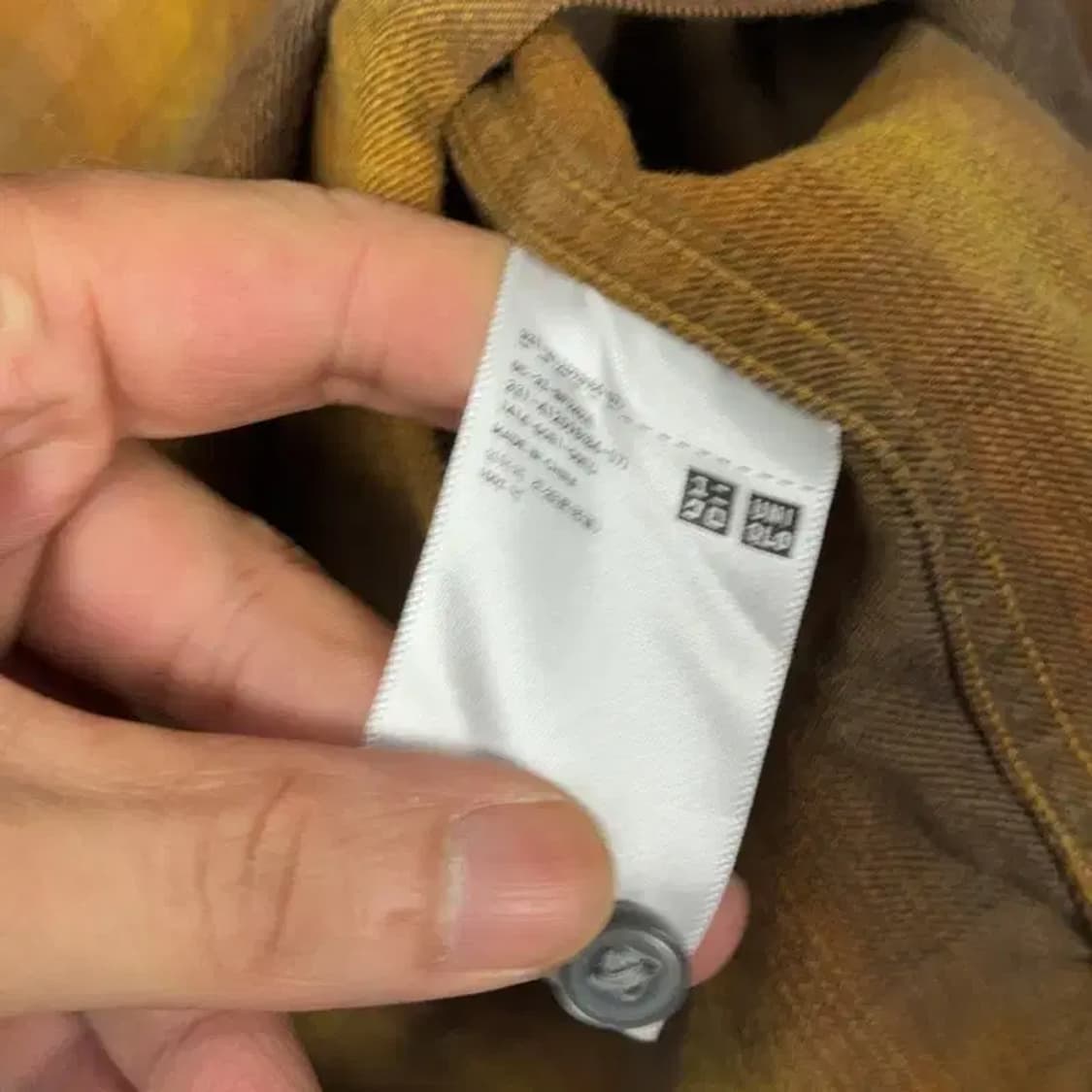 유니클로 빈티지 플란넬 체크셔츠 M 상품이미지4