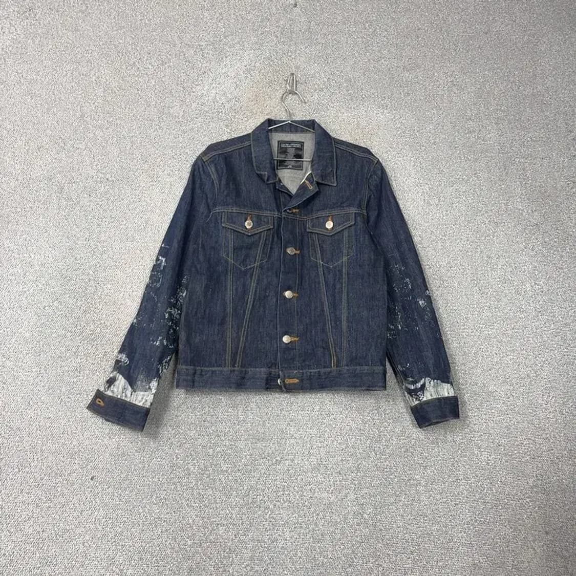 아임낫어휴먼비잉 더티 페이팅 데님 자켓 L 상품이미지1