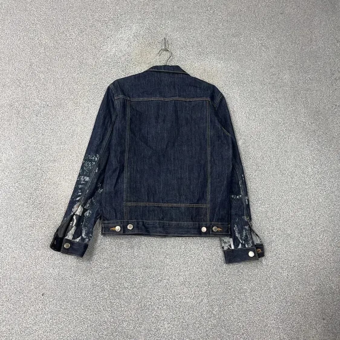 아임낫어휴먼비잉 더티 페이팅 데님 자켓 L 상품이미지2