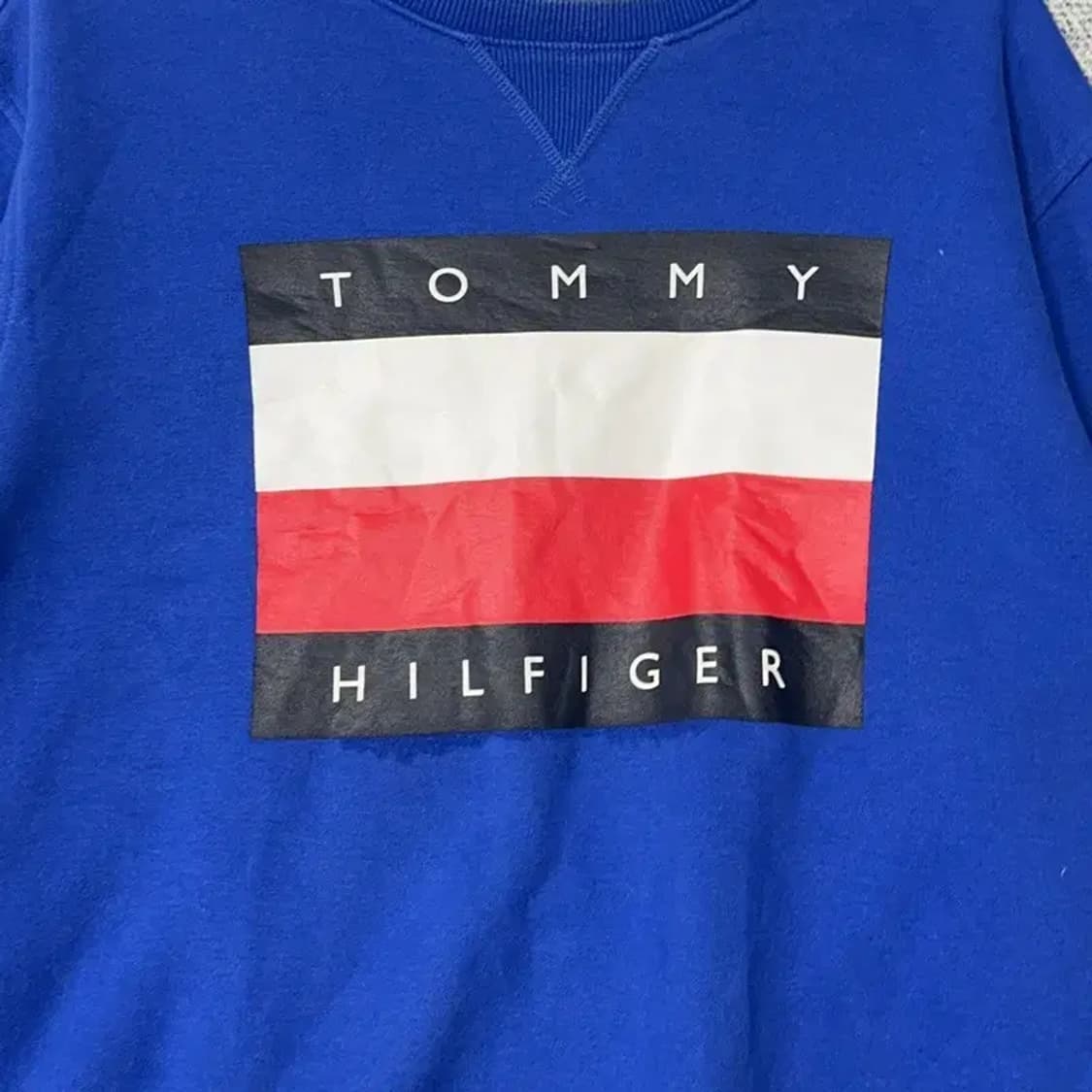 타미힐피거 프린팅 빅로고 맨투맨 XL 상품이미지4