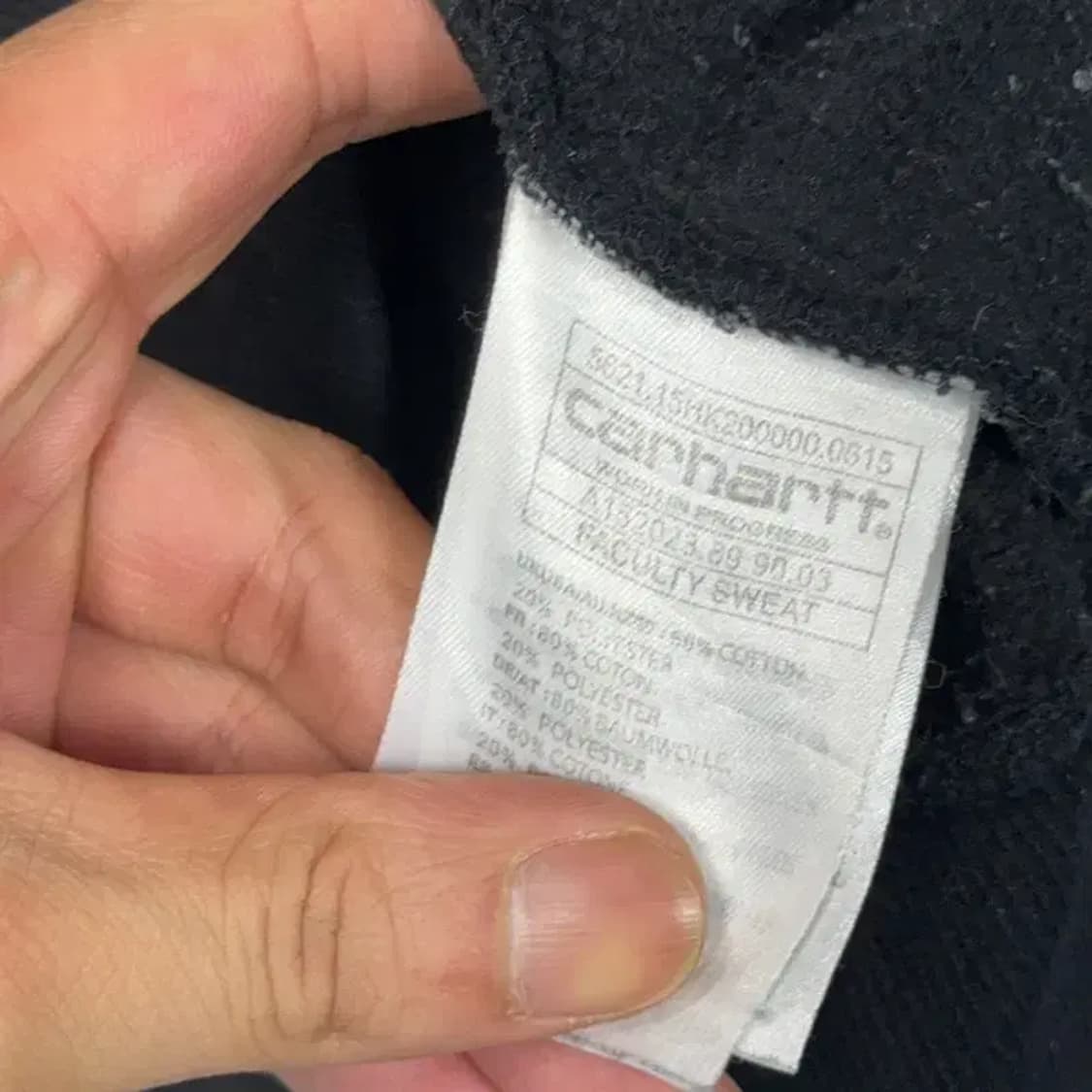 칼하트 스펠로고 맨투맨 S 상품이미지5