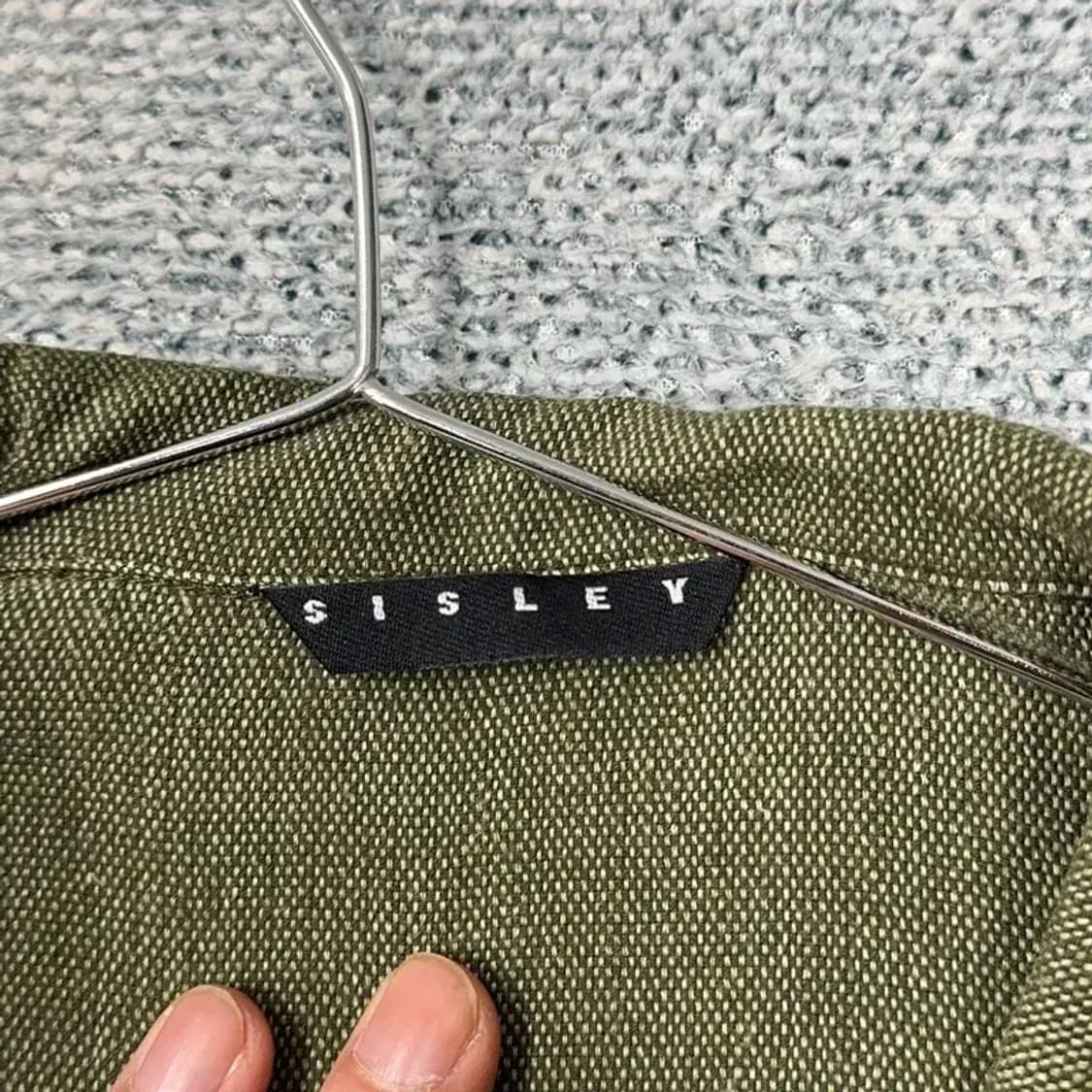 시슬리 빈티지 카키 포켓 자켓 42 상품이미지3