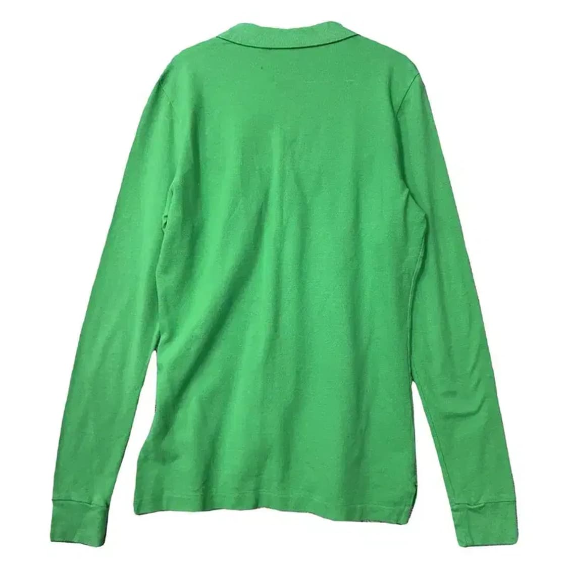 [새상품]폴로 빈티지 금장 자수 그린 긴팔 카라티 L 상품이미지2