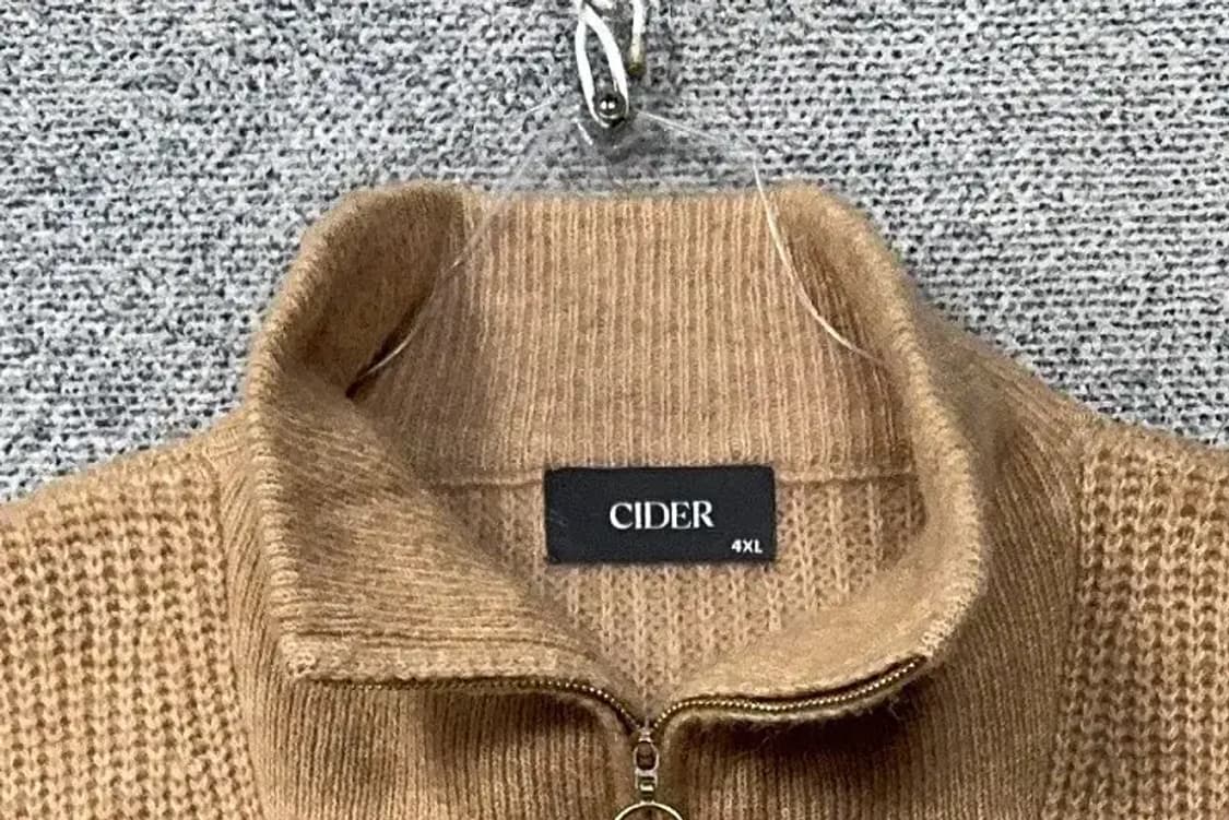 샵사이더 베이지 니트 조끼 4XL 상품이미지5