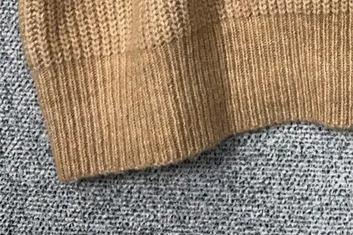 샵사이더 베이지 니트 조끼 4XL 상품이미지6