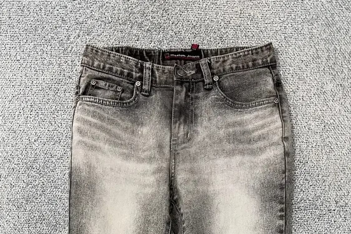 빈티지 흑청 워싱 부츠컷 데님팬츠 26 상품이미지3