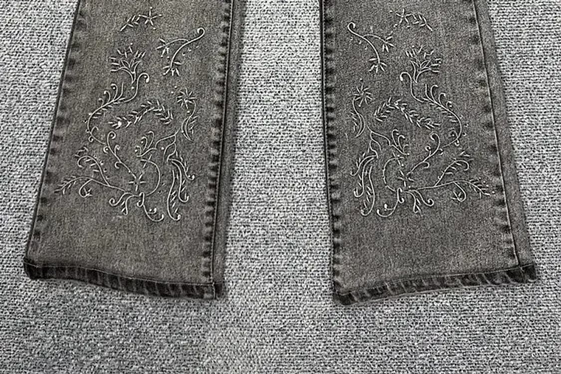 빈티지 흑청 워싱 부츠컷 데님팬츠 26 상품이미지5