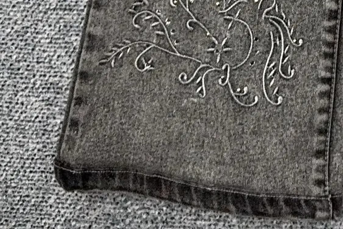 빈티지 흑청 워싱 부츠컷 데님팬츠 26 상품이미지6