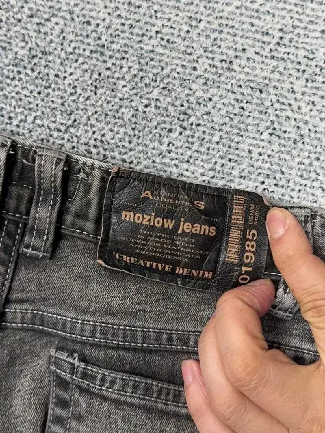 빈티지 흑청 워싱 부츠컷 데님팬츠 26 상품이미지9