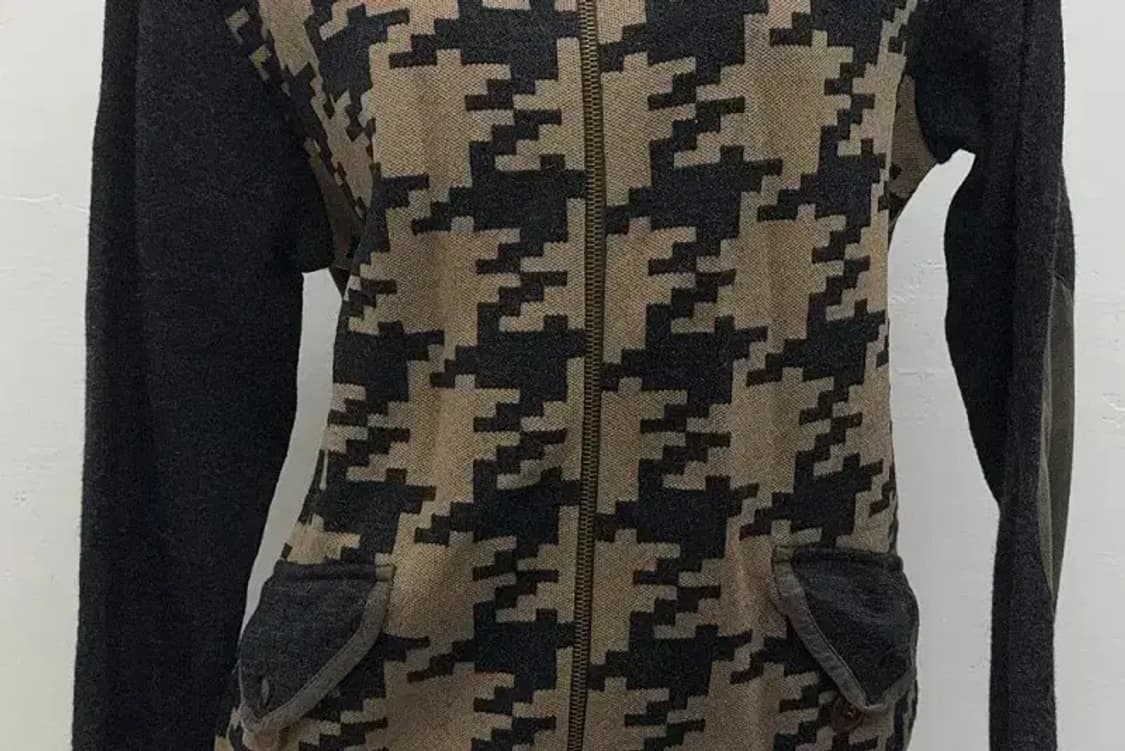 비비안 웨스트우드 체크 블랙 투웨이 집업 L 상품이미지4