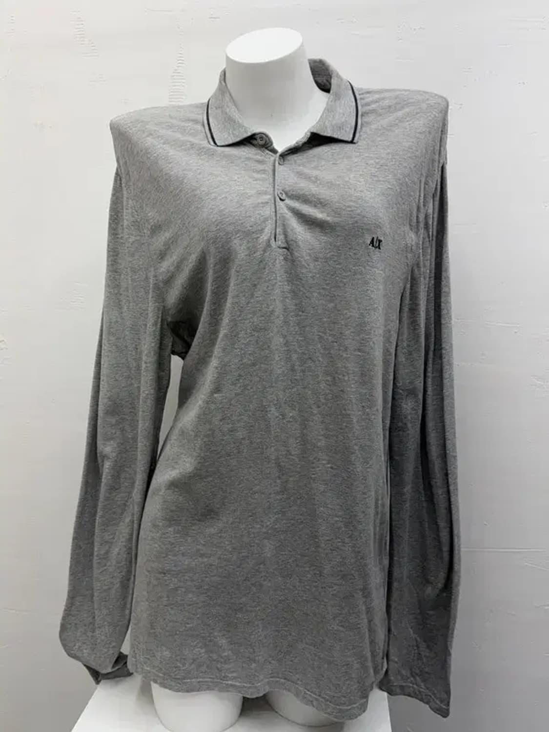 알마니익스체인지 그레이 카라 롱슬리브 L 상품이미지1