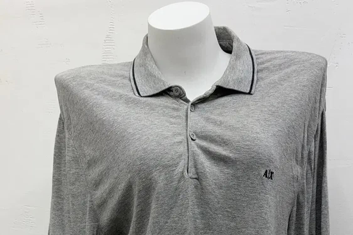 알마니익스체인지 그레이 카라 롱슬리브 L 상품이미지3