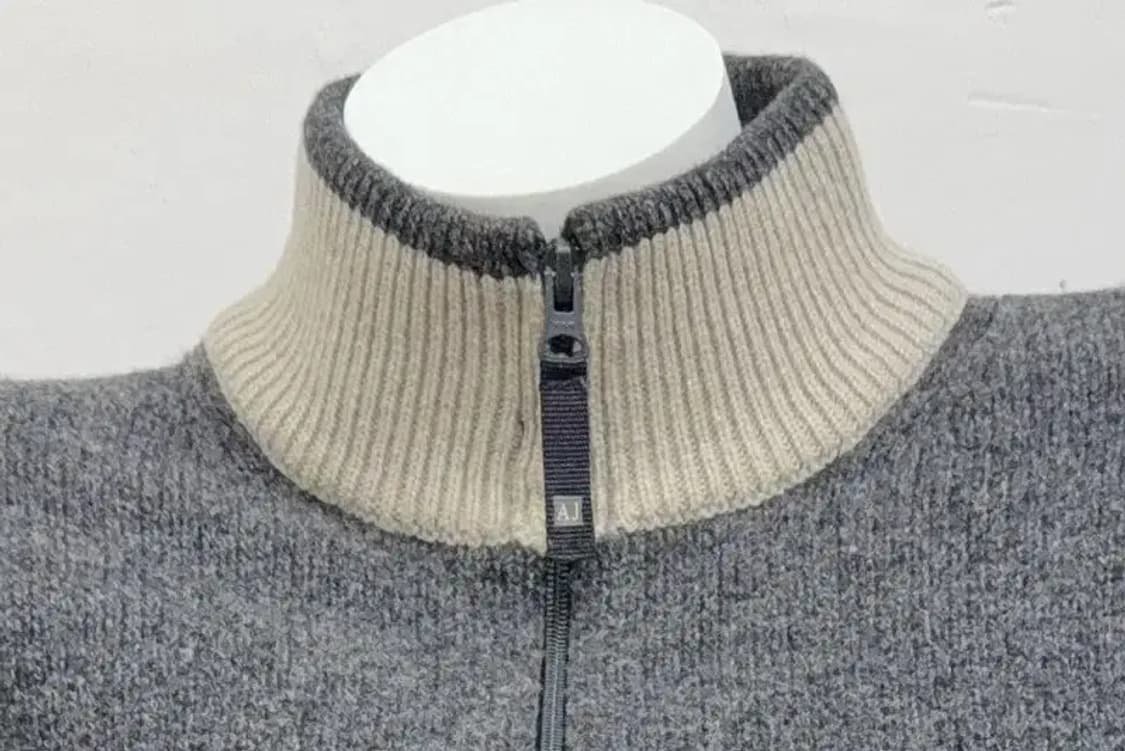 알마니 진스 그레이 니트 S 상품이미지5