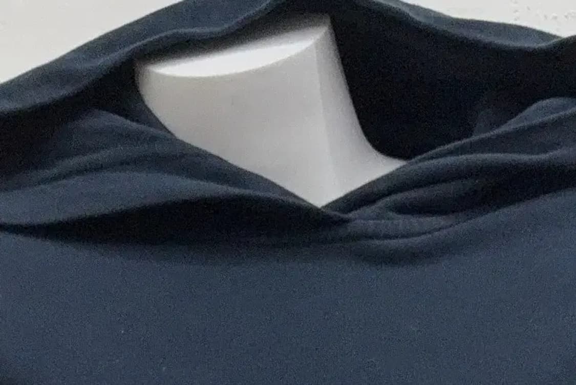 디젤 체크셔츠 레이어드 네이비 후드티 L 상품이미지6