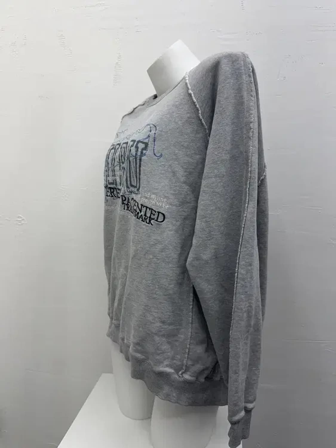 푸부 프린팅 그레이 맨투맨 L 상품이미지2