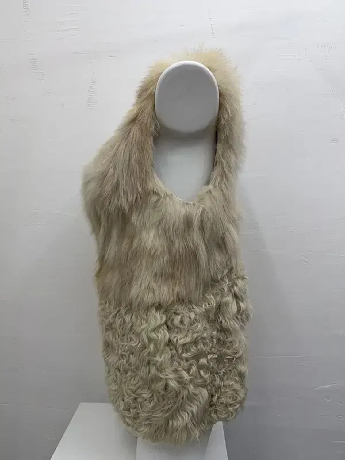 아이보리 리얼 여우털 퍼조끼 F 상품이미지10