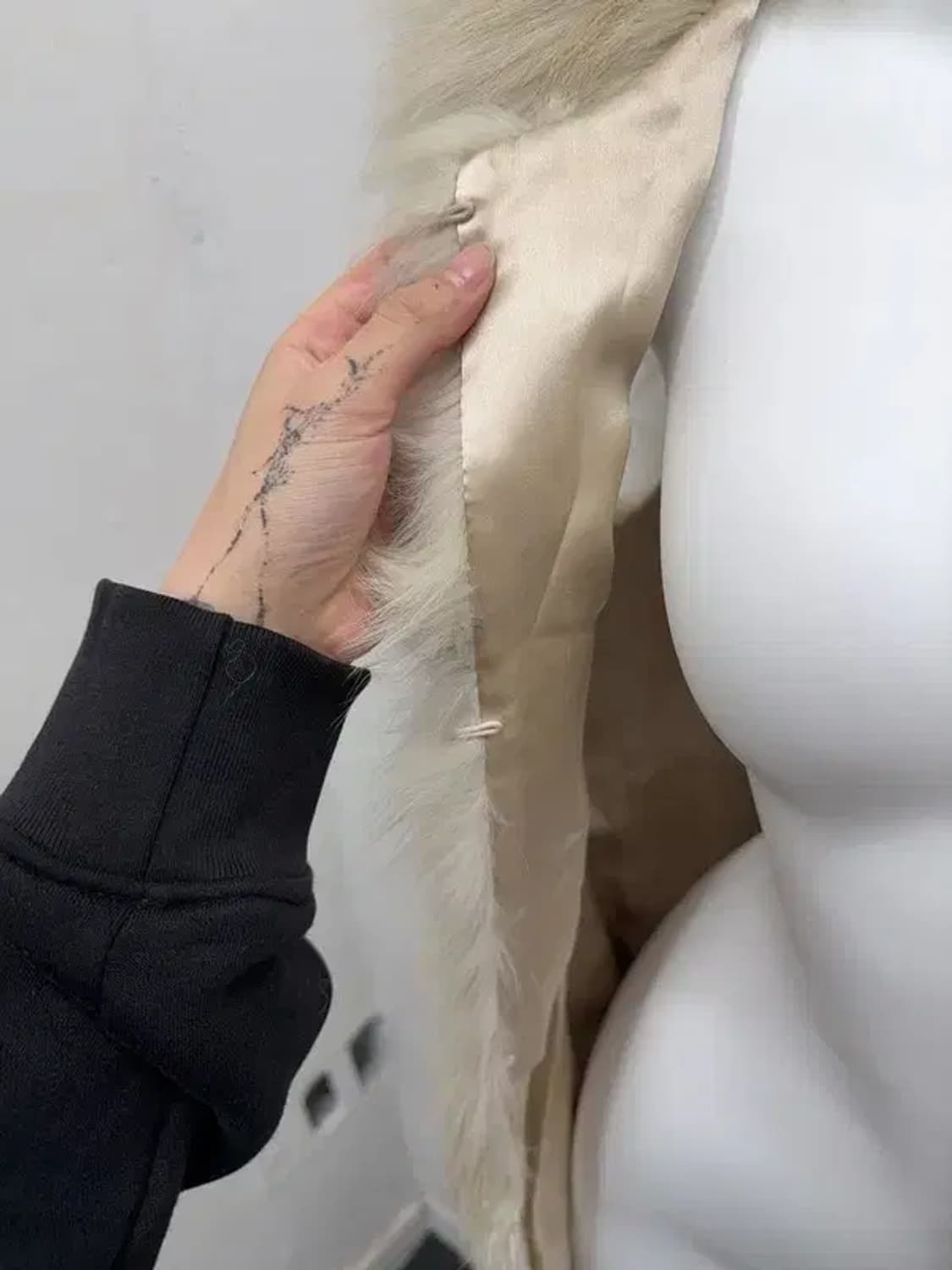 아이보리 리얼 여우털 퍼조끼 F 상품이미지2