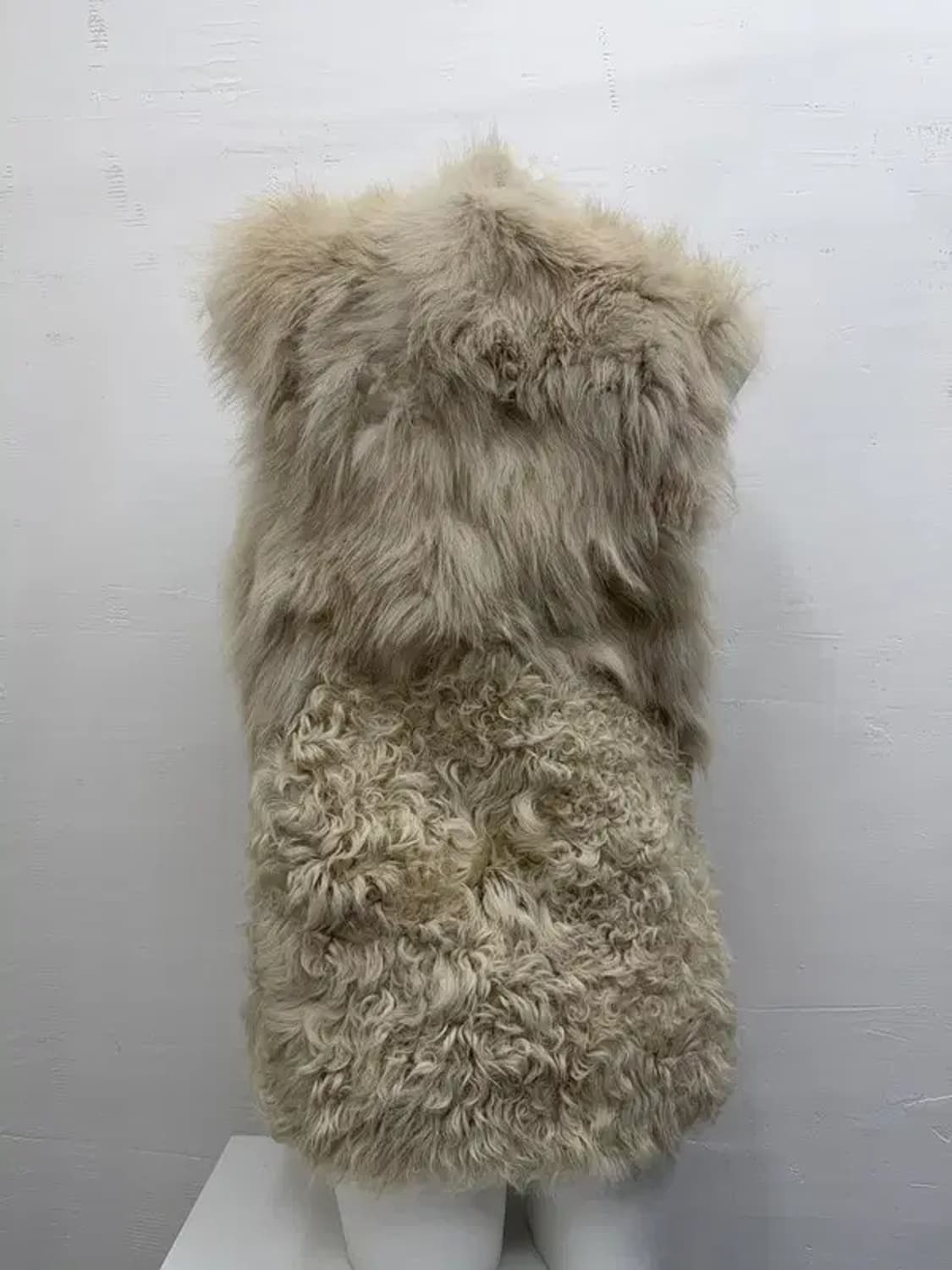 아이보리 리얼 여우털 퍼조끼 F 상품이미지3