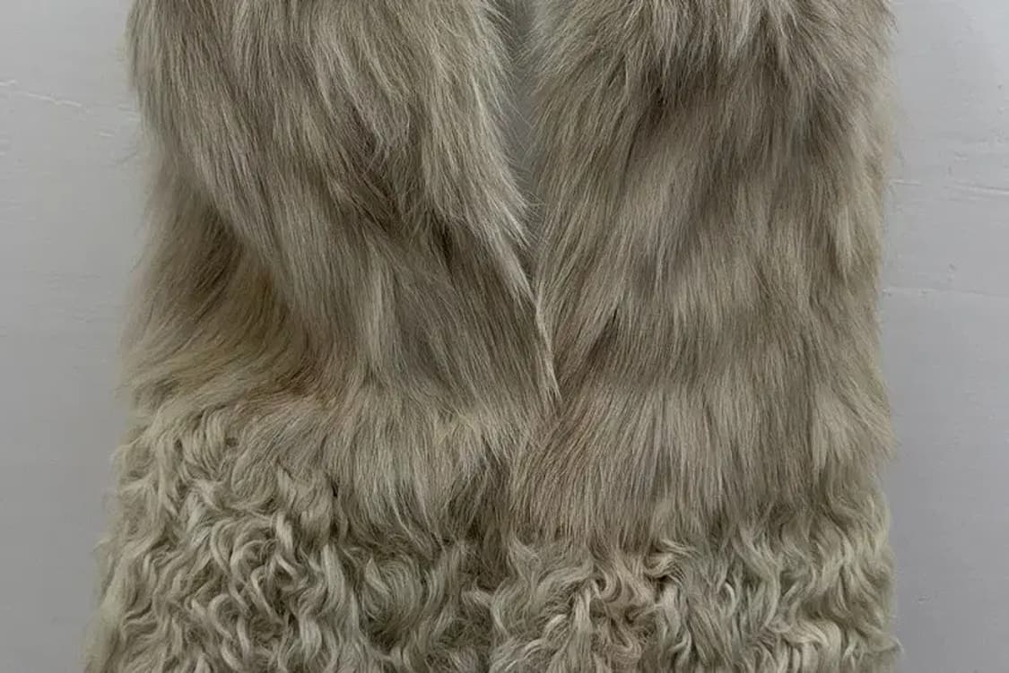 아이보리 리얼 여우털 퍼조끼 F 상품이미지5