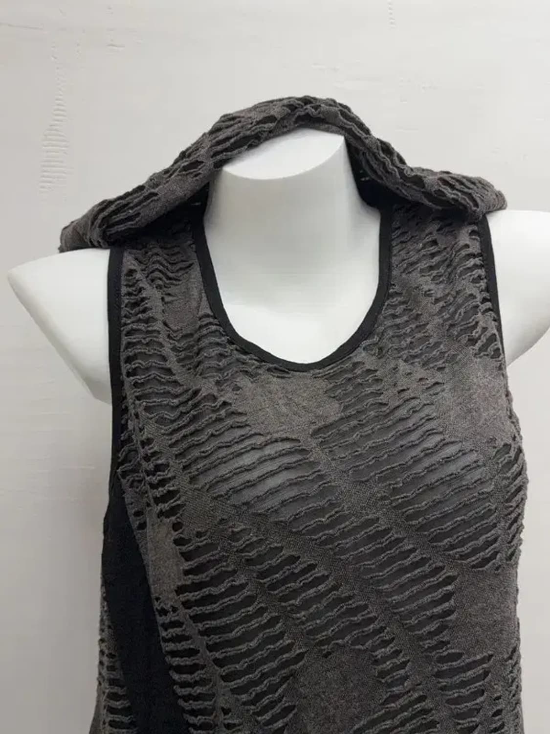 사선 절개 후드 나시 원피스 F 상품이미지10