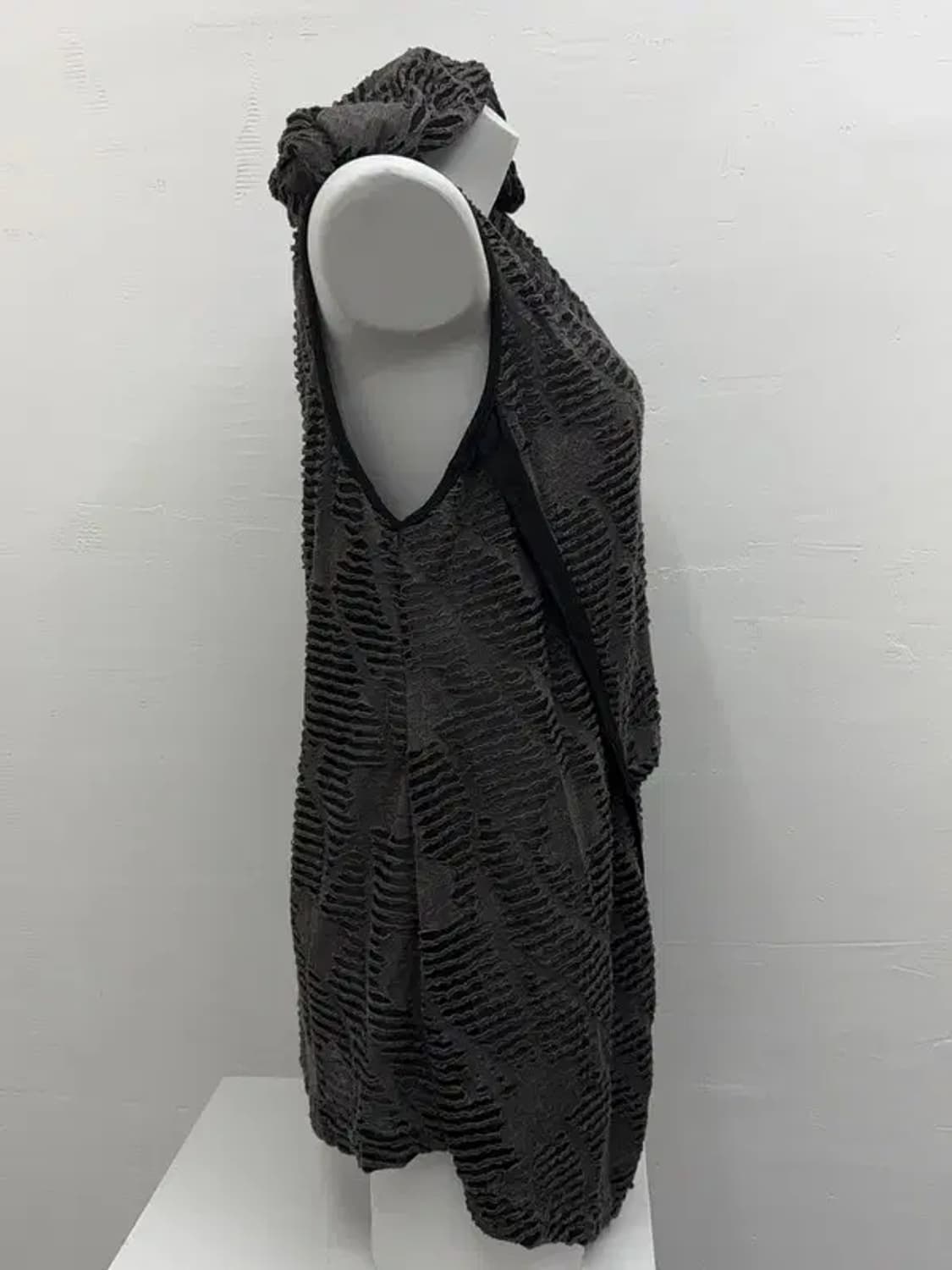 사선 절개 후드 나시 원피스 F 상품이미지8