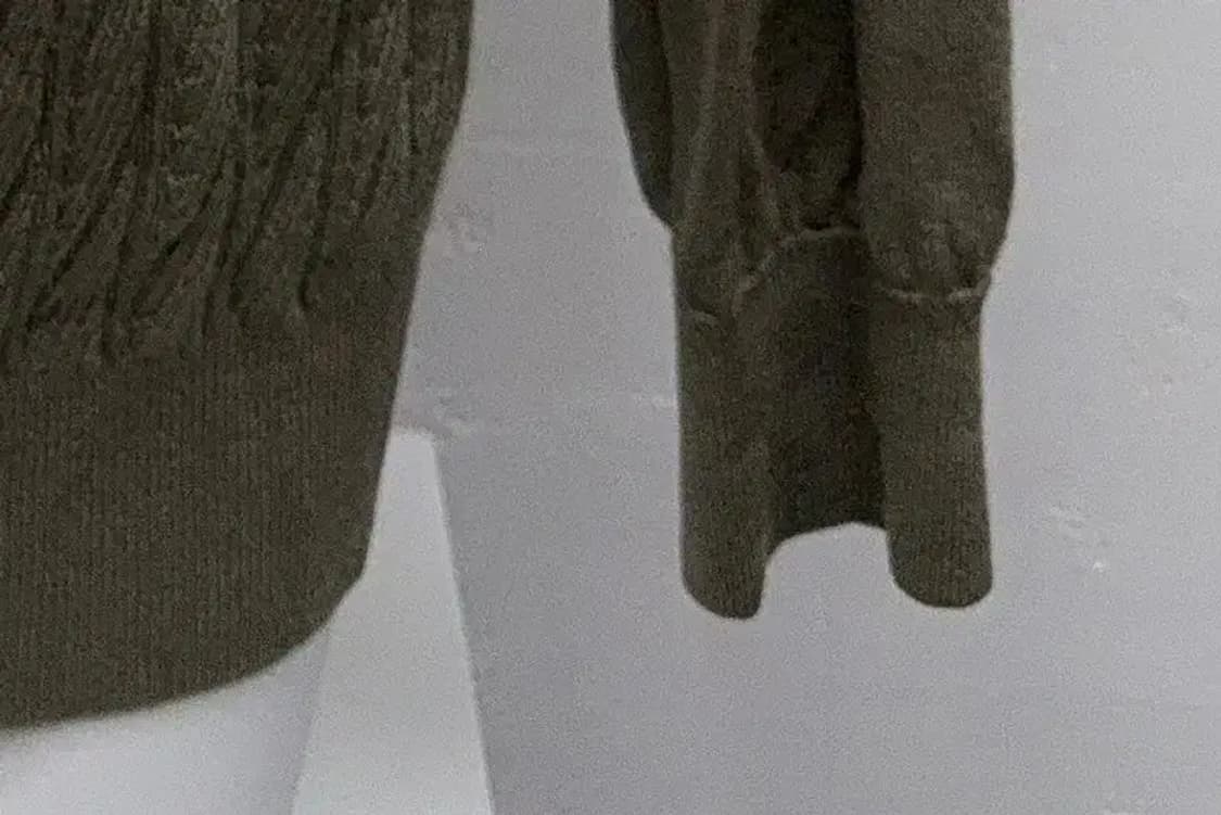 입생로랑 카키 체크 니트 105 상품이미지7