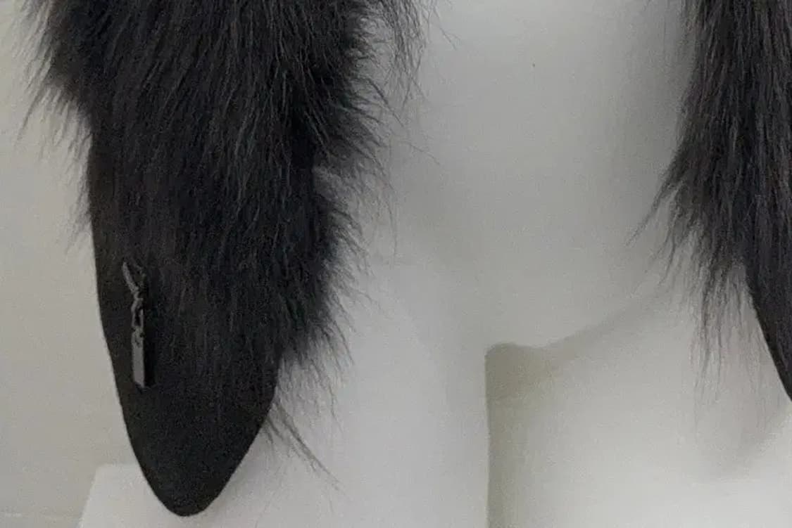 블랙 코요테 털코트 38 상품이미지6