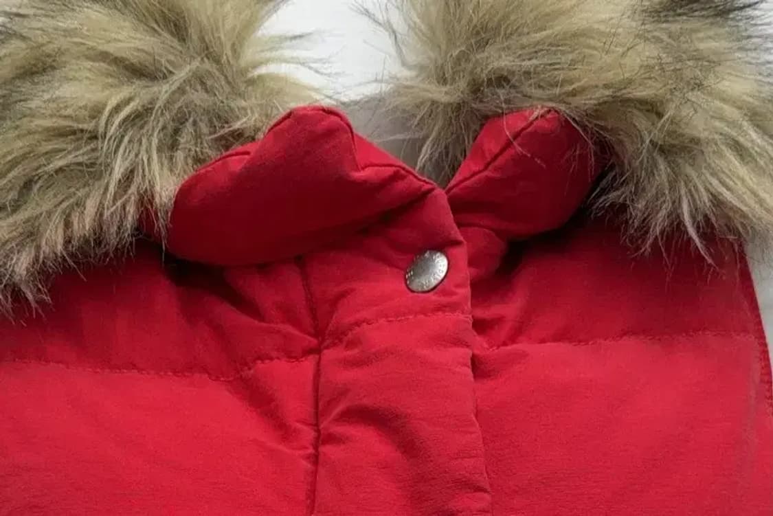 데님 앤 서플라이 레드 패딩 퍼조끼 M 상품이미지6