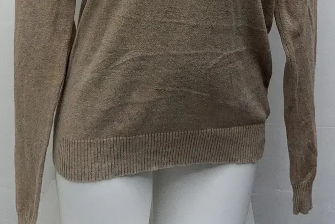 디젤 자수 스펠링 패치 베이지 니트 L 상품이미지5