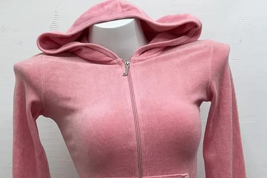 쥬시 꾸뛰르 벨벳 핑크 후드집업 S 상품이미지6