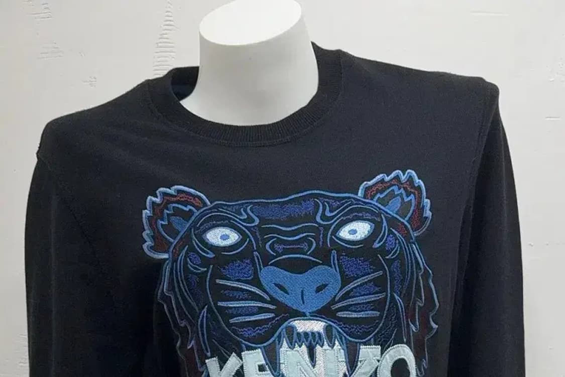 겐조 자수 프린팅 블랙 맨투맨 M 상품이미지4