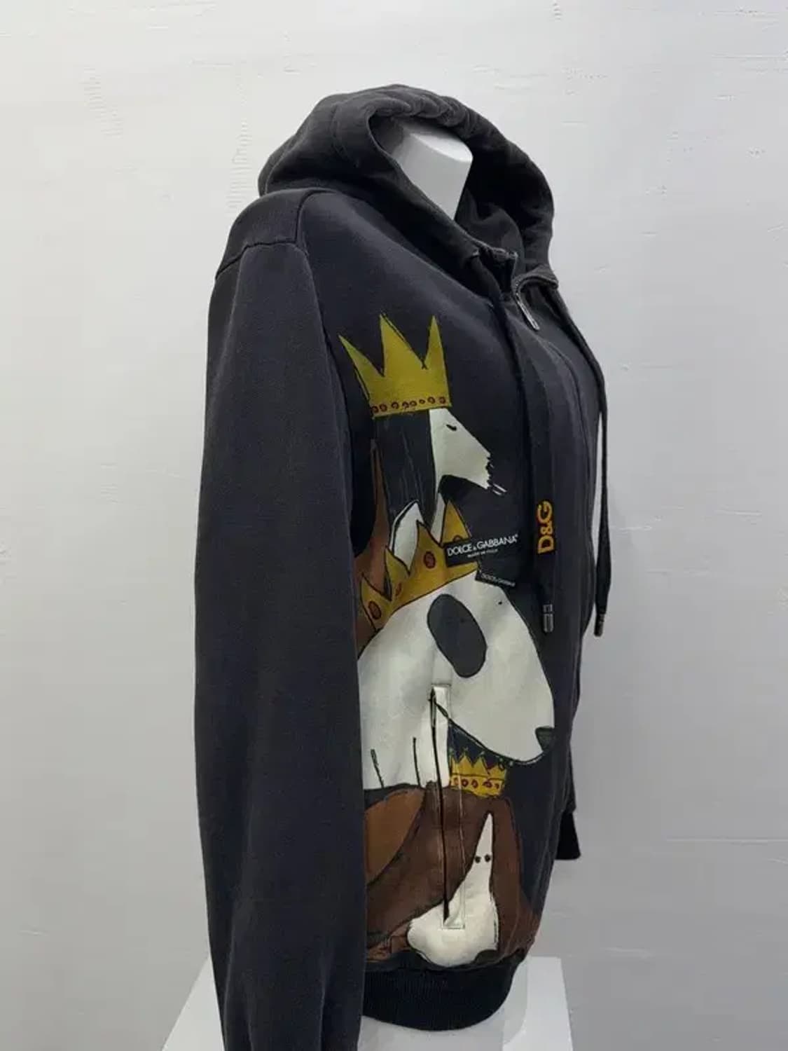 돌체 앤 가바나 프린팅 블랙 후드집업 107(7) 상품이미지9