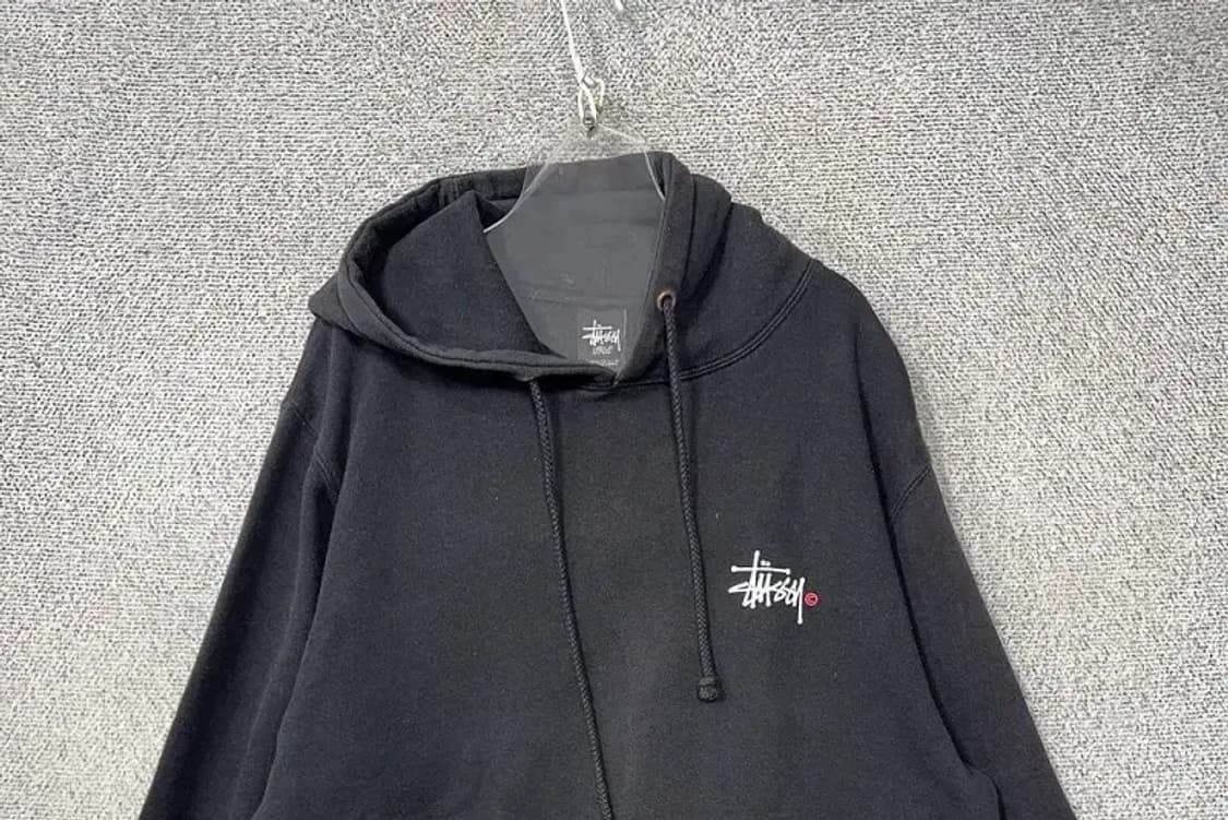 스투시 백프린팅 후드티 L 상품이미지3