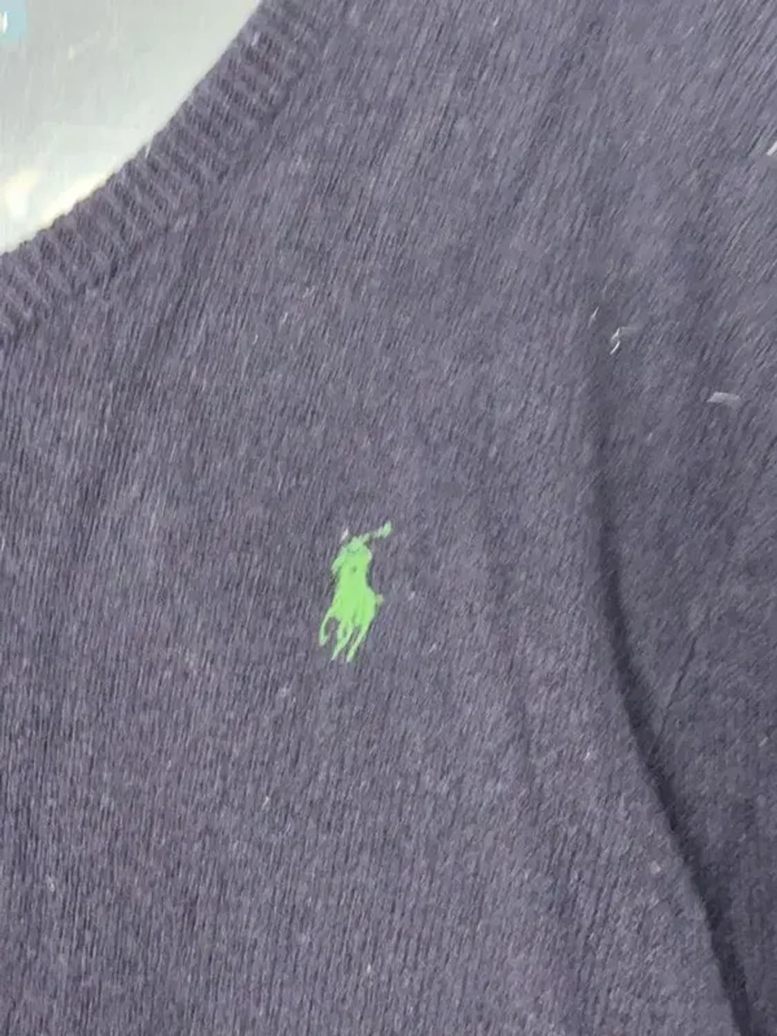 폴로 두산 램스 울 브이넥 니트 M 상품이미지6