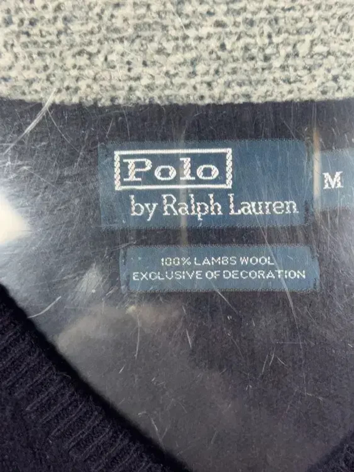 폴로 두산 램스 울 브이넥 니트 M 상품이미지7