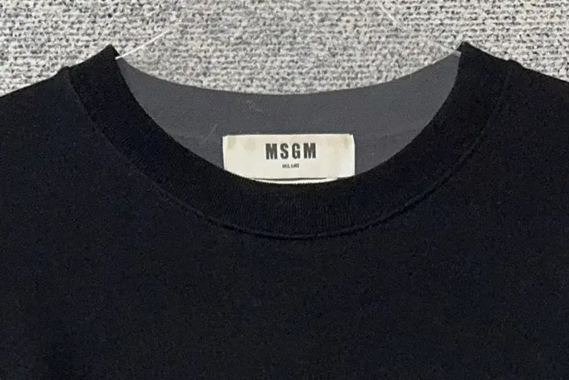 엠에스쥐엠 프린팅 블랙 맨투맨 M 상품이미지5