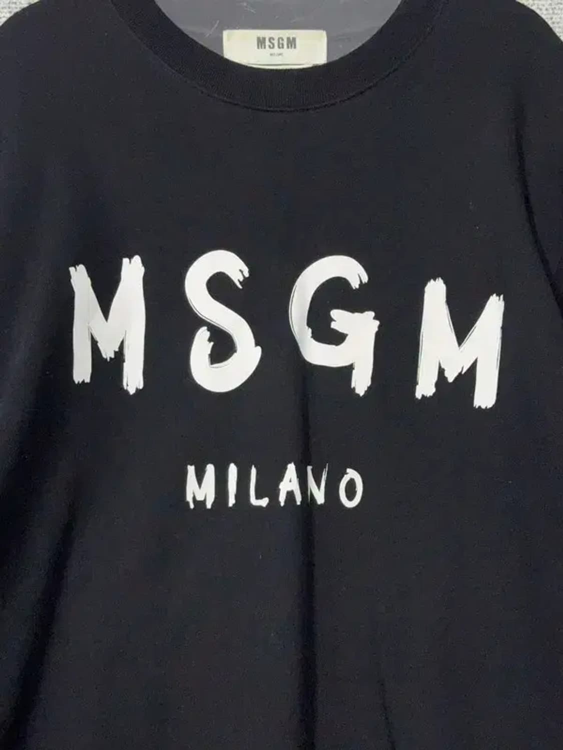 엠에스쥐엠 프린팅 블랙 맨투맨 M 상품이미지7