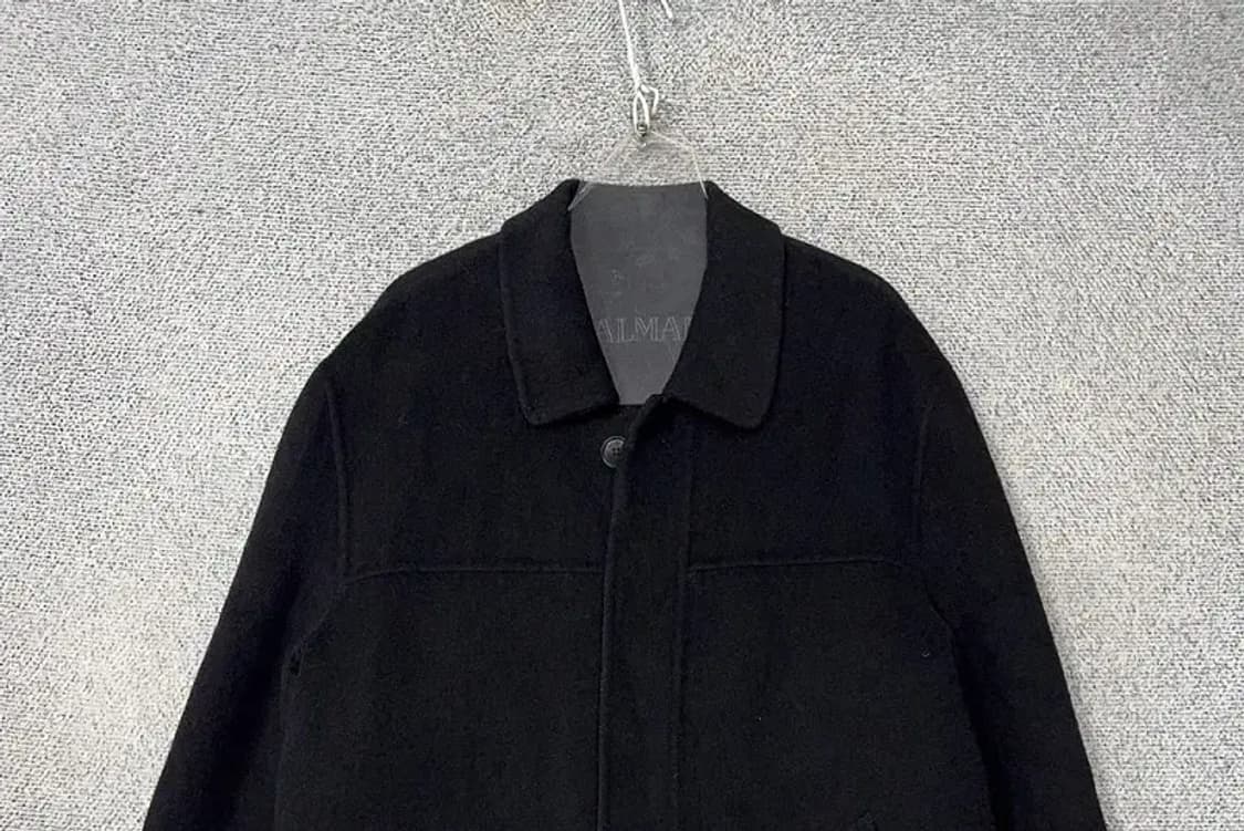 발망 블랙 울 캐시미어 코트 95 상품이미지3