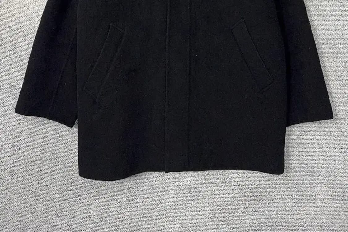 발망 블랙 울 캐시미어 코트 95 상품이미지4