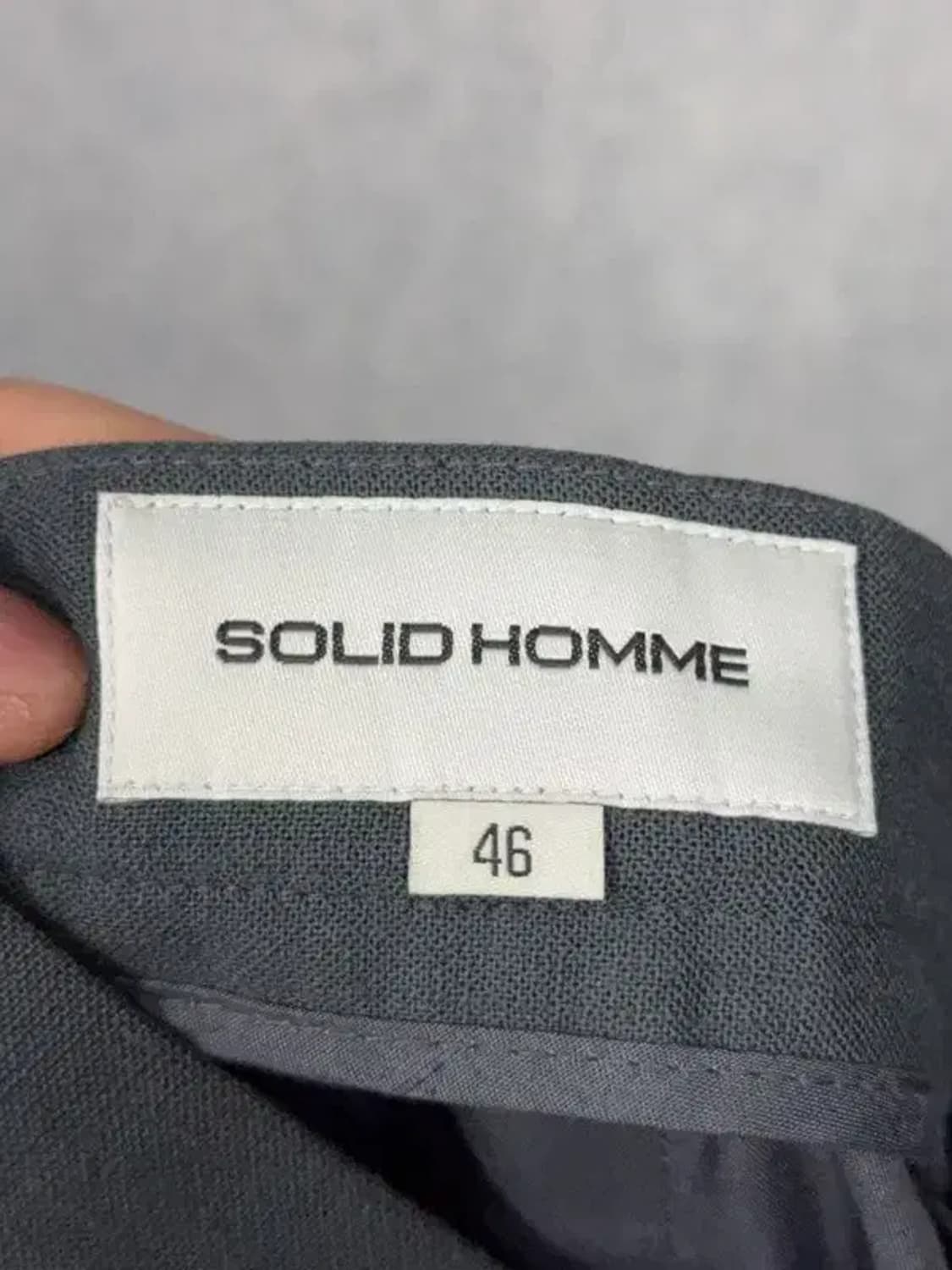 솔리드옴므 남성 ZIP 클래식 슬랙스 30 상품이미지8