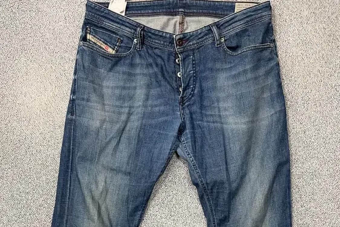 디젤 뉴-팬커 연청 워싱 빈티지 데님팬츠 34 32 상품이미지3
