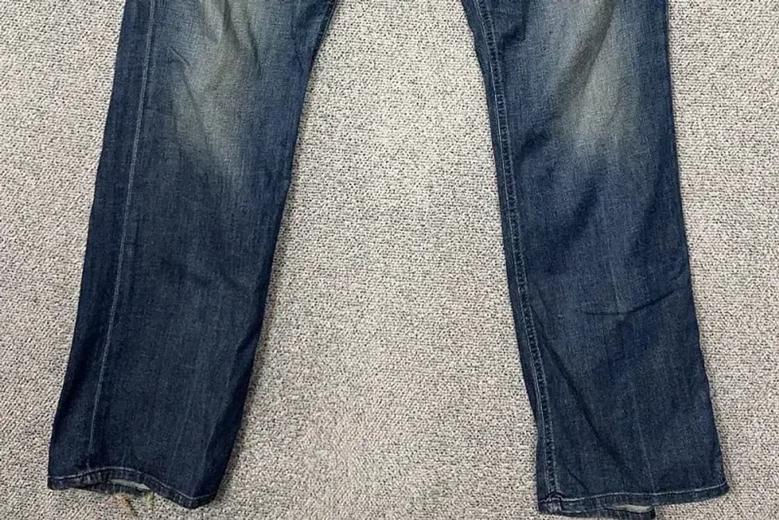 디젤 뉴-팬커 연청 워싱 빈티지 데님팬츠 34 32 상품이미지4