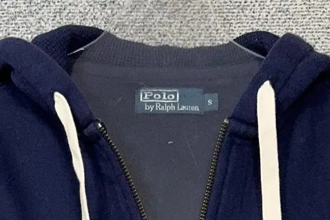 폴로 랄프로렌 로고 하드 코튼 후드집업 S 상품이미지5