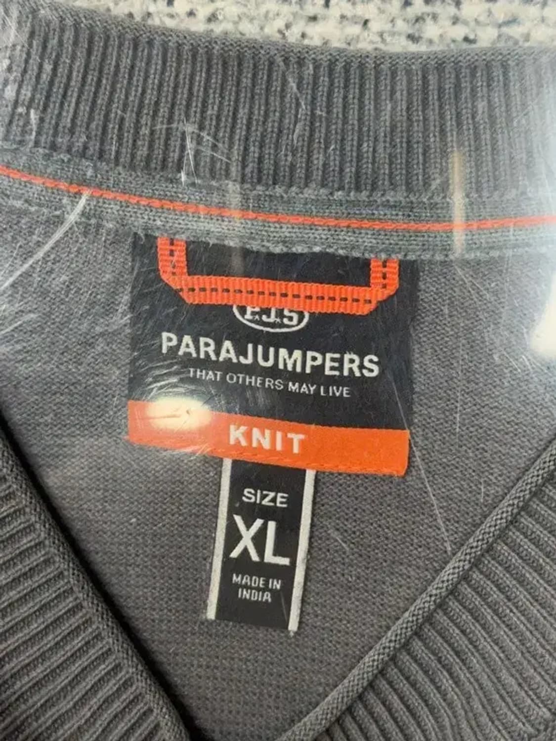 파라점퍼스 그레이 오버핏 니트 XL 상품이미지7