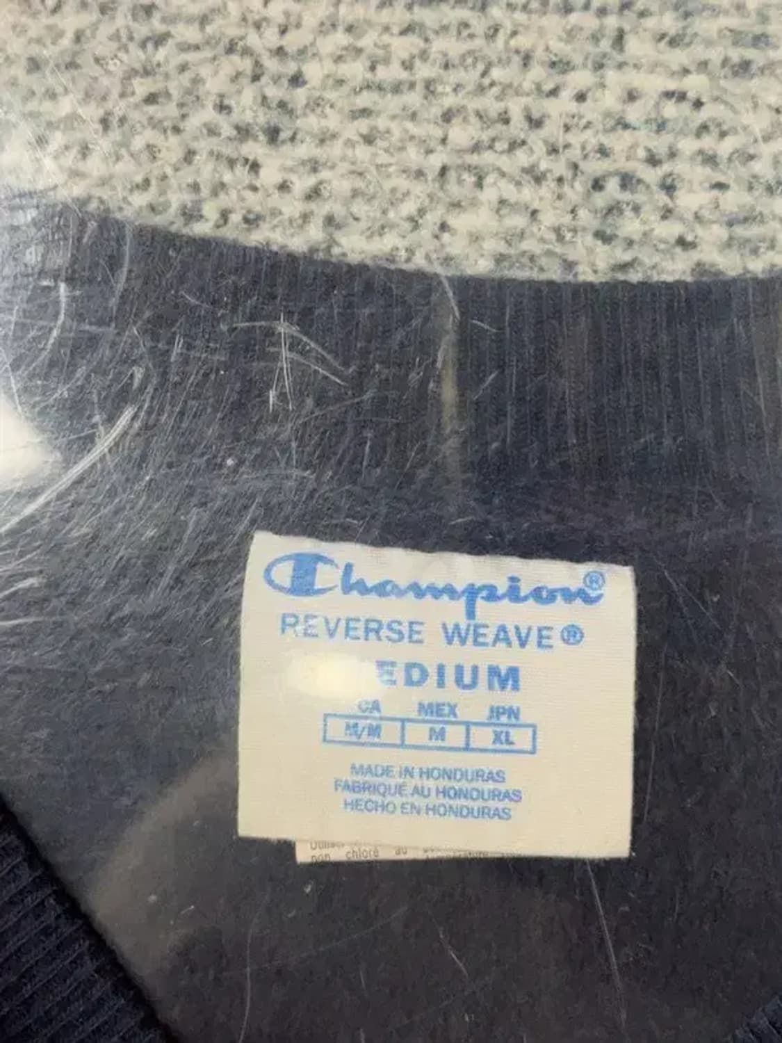 챔피온 네이비 리버스위브 스웻셔츠 M 상품이미지8