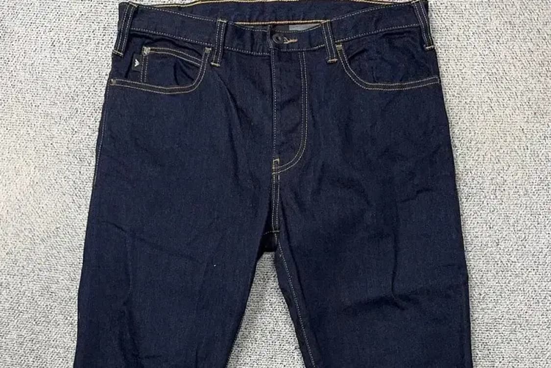 엠포리오 아르마니 백로고 진청 데님 팬츠 32 상품이미지3